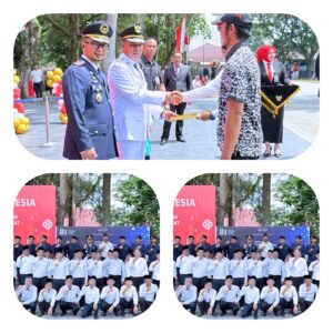 *SEMARAK HUT KE-81 RI, KALAPAS BANGKINANG HADIRI UPACARA DETIK-DETIK PROKLAMASI DAN PEMBERIAN REMISI KEPADA 23 WARGA BINAAN*