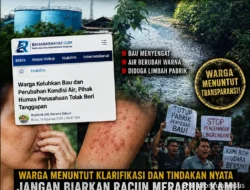 Warga keluhkan bau menyengat dan perubahan kondisi air pihak humas PT anugrah sawit sejahtera tolak beri tanggapan
