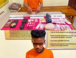 Temukan 20.94 Gram Sabu-sabu dan 17 Butir Pil Ekstasi, Warga Desa Penghidupan Diamankan Polsek Kampar Kiri Hilir 