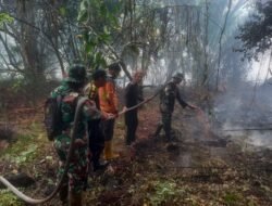 Karhutla Belum Sepenuhnya Padam, Kodam XIX/Tuanku Tambusai Perkuat Penanganan di Bengkalis dan Meranti