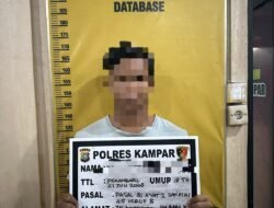 Unit PPA Polres Kampar Ungkap Kasus Pelecehan Seksual Anak di Tapung, Pelaku 18 Tahun Ditangkap