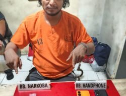 Satresnarkoba Polres Kampar Tangkap Pelaku Narkoba di Kelurahan Langgini 