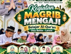Inisiasi Program ‘Magrib Mengaji’, Polsek Tapung Hilir Dorong Pembentukan Generasi Qur’ani