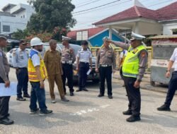 Pastikan Keselamatan Pengguna Jalan, Ditlantas Polda Riau Survei Kelayakan Jalan di Rengat