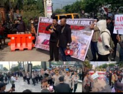 Korban Penganiayaan Malah Ditetapkan Tersangka, Massa ADUK Datangi Mapolres Dumai