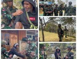 Yonif satgas 645/Gardatama Yudha Laksanakan Kegiatan Pelayanan Kesehatan dan Pemberian Sargal Kepada Masyarakat Distrik Napua