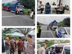 Gerak Cepat Polantas Karib Riau Amankan Terduga Pelaku Pengeroyokan Sesama Pengemudi di Tol Permai*