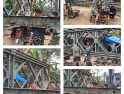 Jembatan Modular di Desa Sihare’o III Nias Capai 64,5 Persen