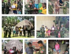 Sambut HUT TNI Ke-81: Satgas Yonif 645/GTY Gelar Bakti Sosial dan Pengobatan Gratis bagi Warga Distrik Kelila