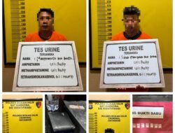 Polres Rokan Hilir amankan Dua Tersangka Pengedar Sabu di Kubu Babussalam, 2,41 Gram Disita
