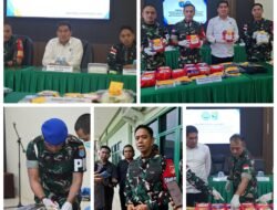 Satgas Pamtas RI-Malaysia Yonarmed 19/Bogani Serahkan 16,4 Kg Sabu ke BNNP Kalbar
