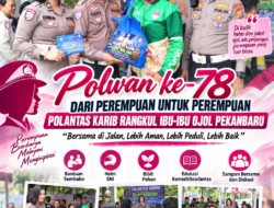 *Polwan ke-78: Dari Perempuan untuk Perempuan, Polantas Karib Rangkul Ibu-Ibu Ojol Pekanbaru*