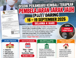 Kualitas Udara Sangat Tidak Sehat, Disdik Pekanbaru Kembali Terapkan PJJ 16–19 September 2026