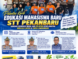 *Polantas Karib Edukasi Mahasiswa Baru STT Pekanbaru, Dorong Generasi Muda Jadi Pelopor Keselamatan Berlalu Lintas & Cinta Lingkungan*