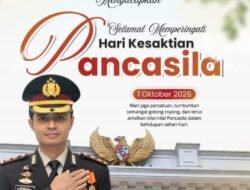 POLRES ROKAN HULU MENGUCAPKAN SELAMAT MEMPERINGATI HARI KESAKTIAN PANCASILA 1 OKTOBER 2026*