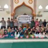 Polsek Kubu Polres Rokan Hilir Bagikan Santunan ke 46 Anak Yatim, Lanjut Tanam Pohon di halaman Masjid
