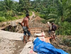 Kodim 0212/TS : Jembatan Simadihon Dibangun, Akses Warga di Dolok Sigompulon Segera Lebih Mudah
